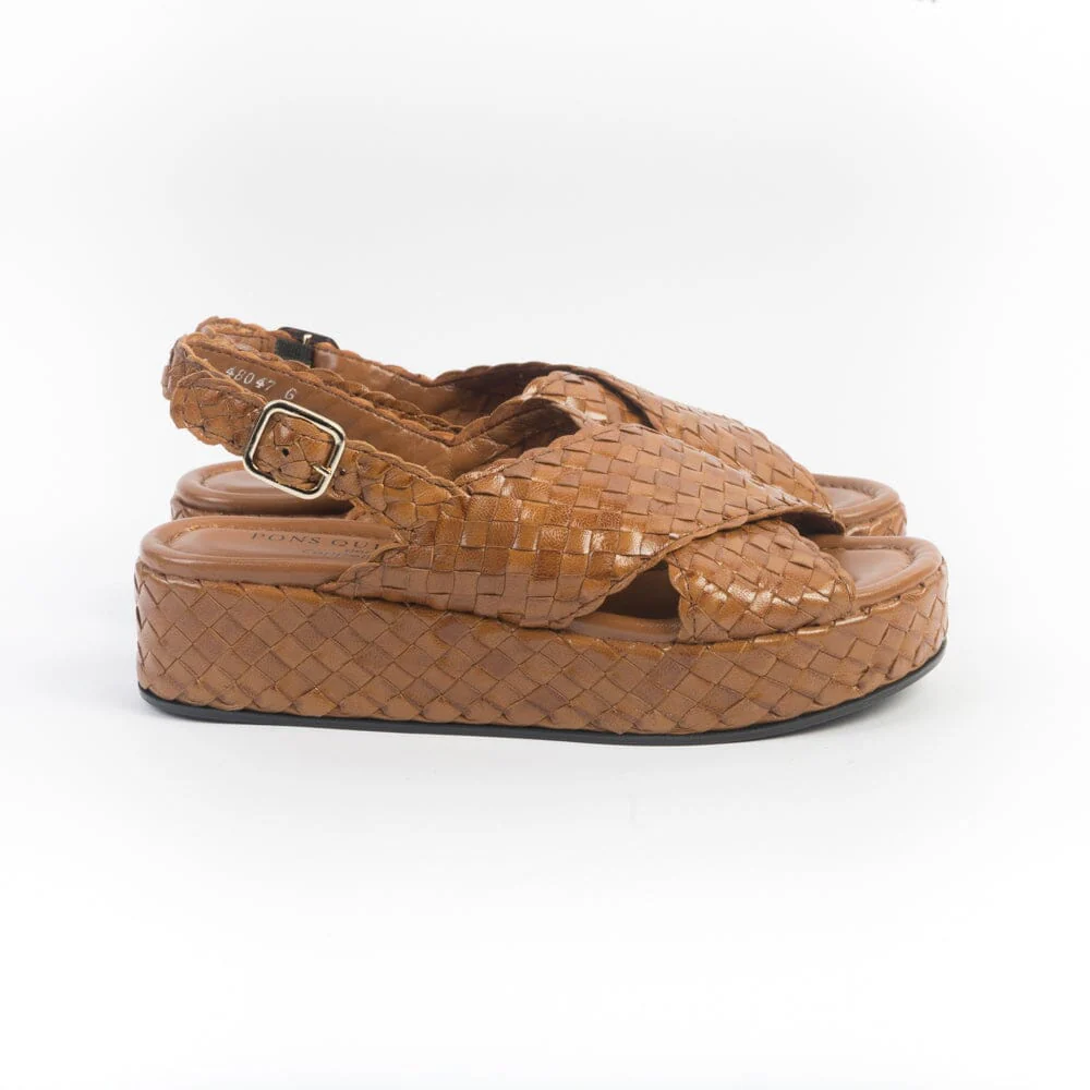 PONS QUINTANA - Sandali Zeppa - FORLI 9806 - Toffe - immagine 4