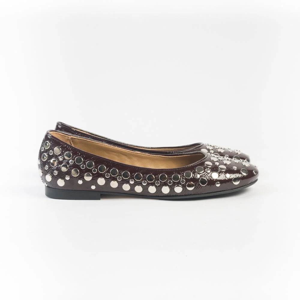 ANNA F - Ballerina - 1831 - Borchie Bordeaux - immagine 9