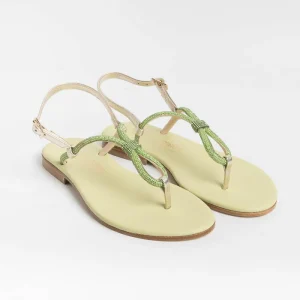 PAOLA FIORENZA - Sandali Bassi Infradito - SS2336 - Verde