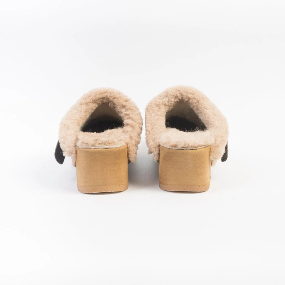 BOSABO - Zoccolo Sabot - Compliba Velour Taupe - immagine 5