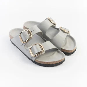 BIRKENSTOCK - Sandali bassi 1029391 - Arizona Big Buckle - Grigio Stone Coin