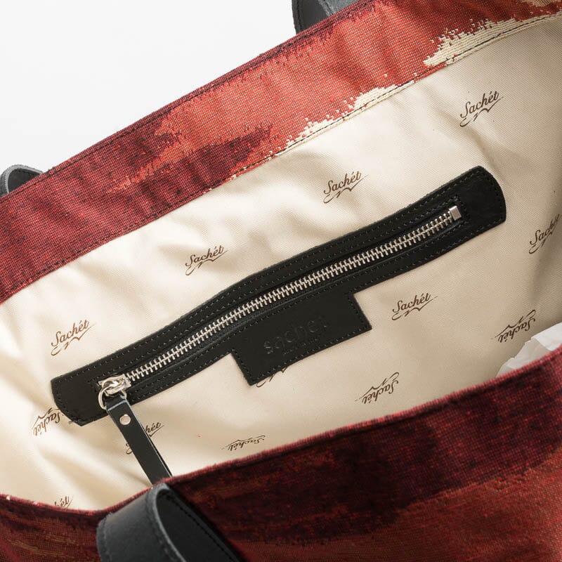 SACHET - Borsa a spalla - 482 - Tessuto Palme - immagine 4