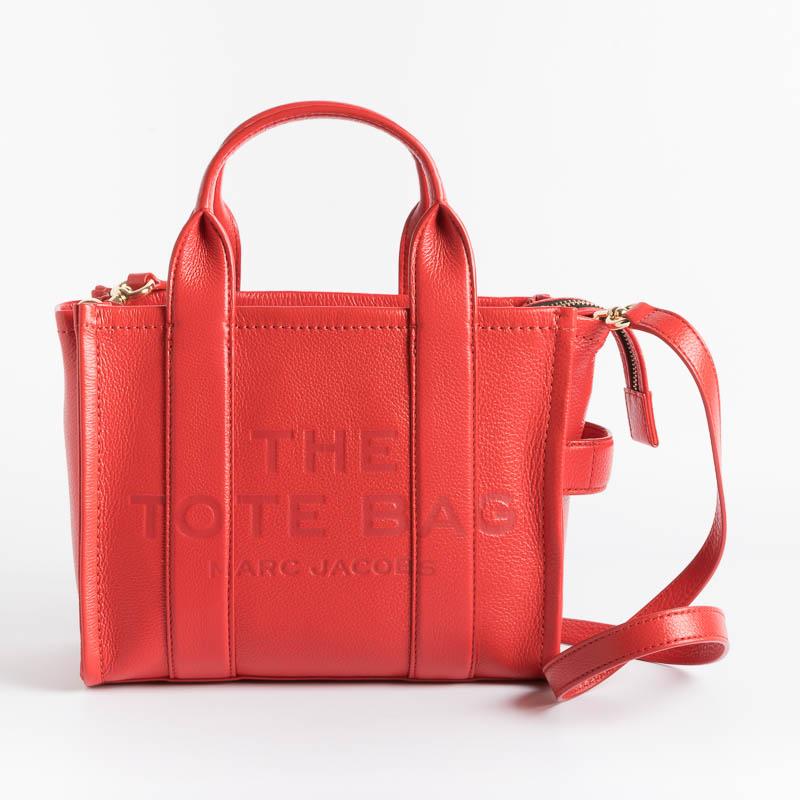 MARC JACOBS - H009L01SP21 - The Small Tote Bag - True Red - immagine 2