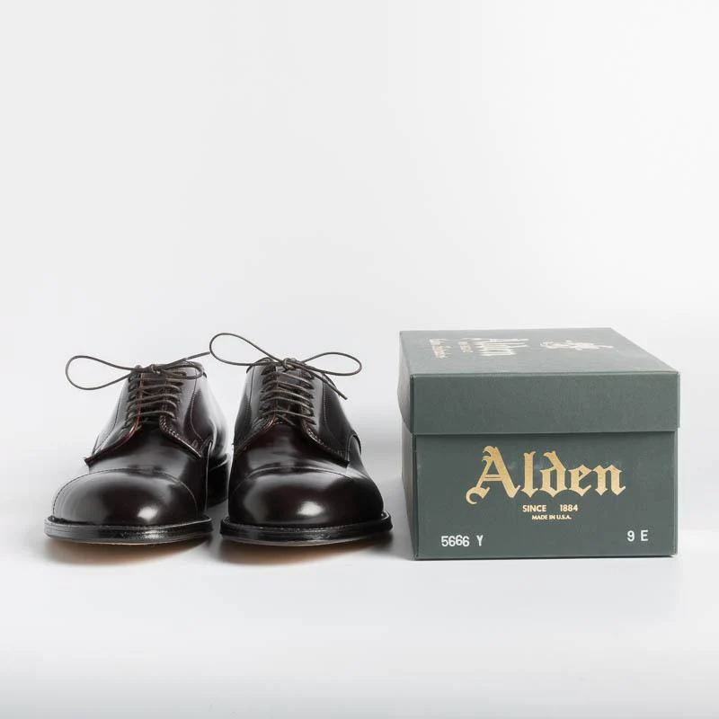 ALDEN - 5666Y - Derby Modified (Ergonomica)- Cordovan Colore 8 - immagine 3