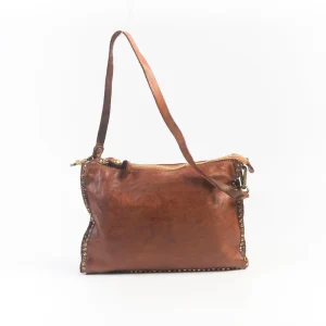 CAMPOMAGGI  - Borsa a Spalla - Eva - Strass Cognac