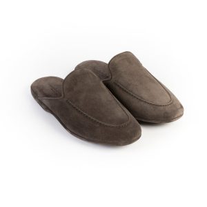 Cappellettoshop -  Pantofola 215 - Camoscio Ebano
