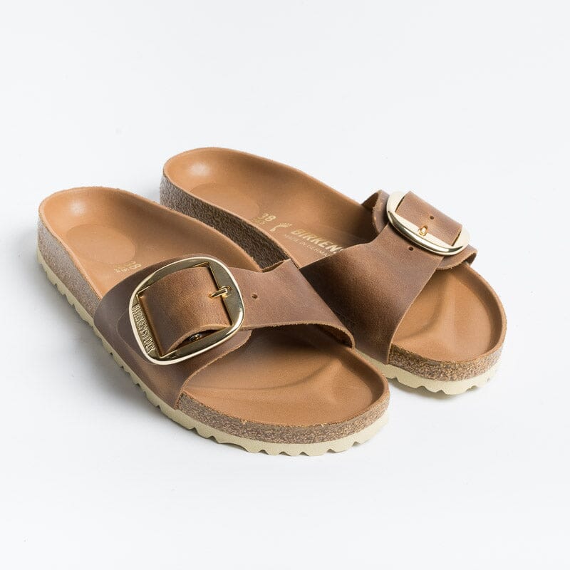 BIRKENSTOCK - Sandali bassi 1006525 Madrid Big Buckle - Cognac