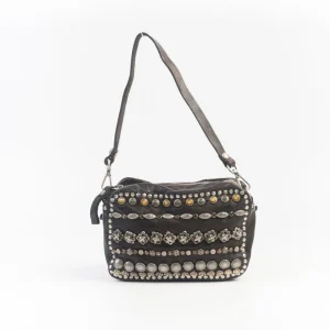 CAMPOMAGGI  - Borsa a Spalla - Kate - Borchie Testa di Moro