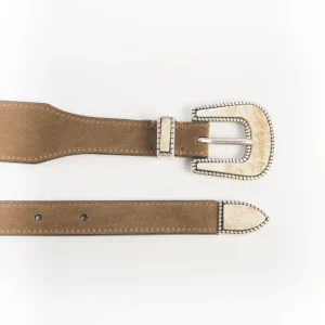 Cappellettoshop - Cintura - Tex Mex - Camoscio Snuff