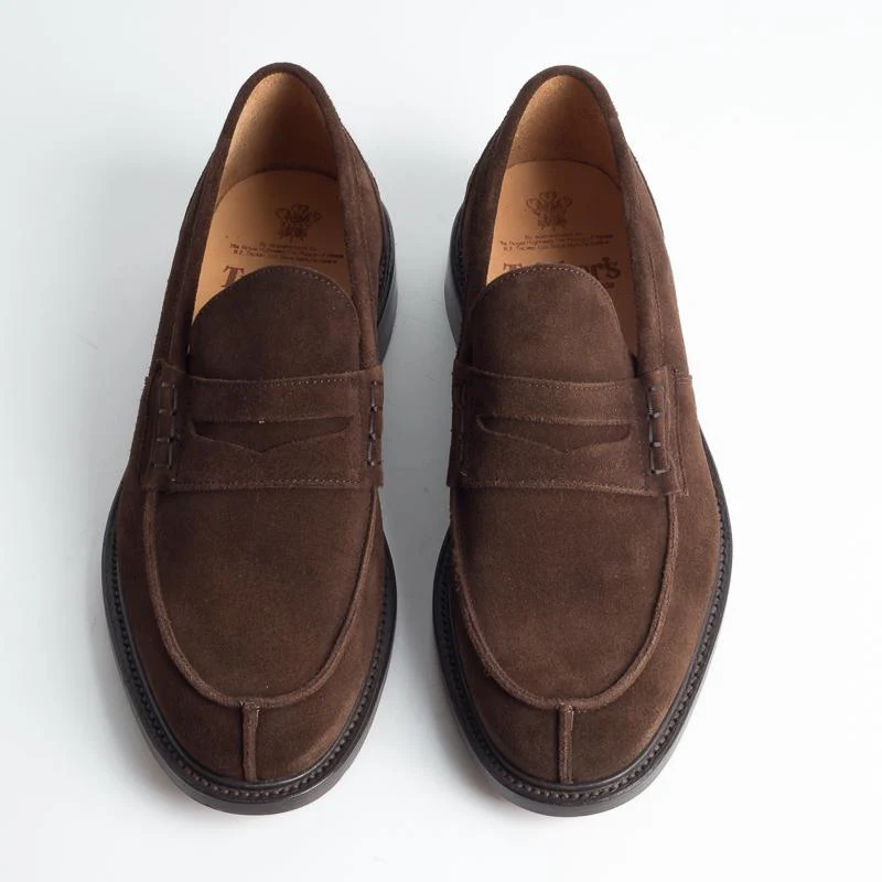 TRICKER'S - James - Mocassino Suede Repello - Cioccolato - immagine 3