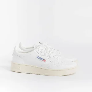 AUTRY Sneakers AULM LL15 - LOW MAN ALL LEAT - Bianco