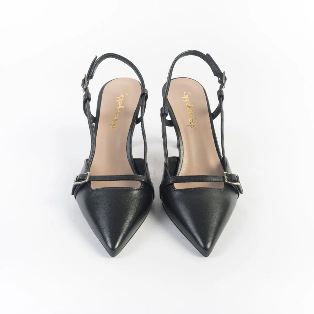 CappellettoShop - Sling Back - Ester 21 - Nero - immagine 3