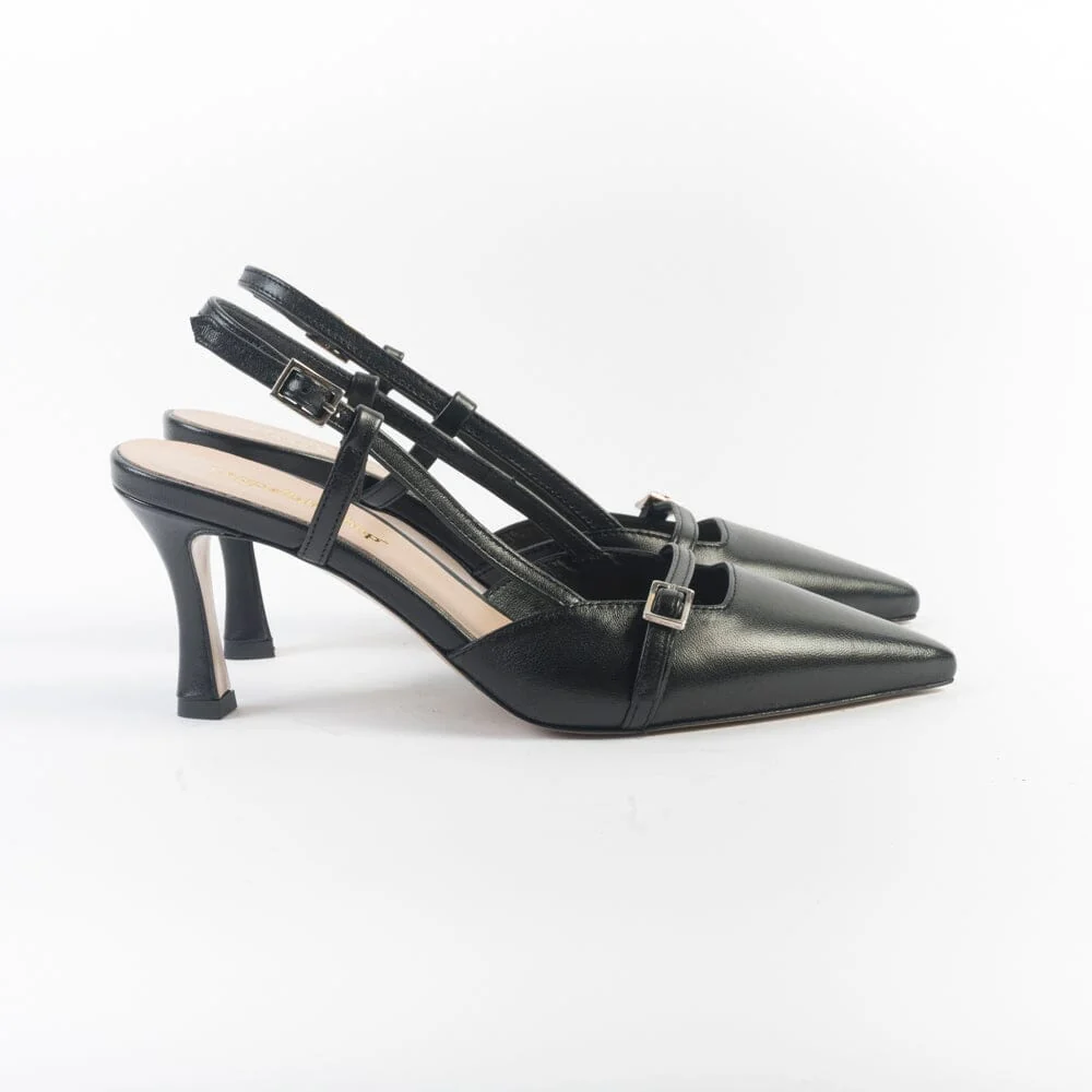 CappellettoShop - Sling Back - Ester 21 - Nero - immagine 4