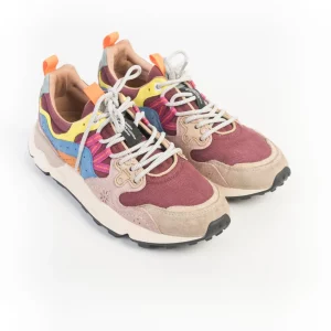 FLOWER MOUNTAIN - Sneakers Yamano3 1D11 - Burgundy Vintage