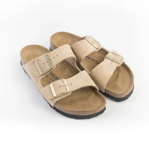 BIRKENSTOCK - Sandali bassi 1029260 - Arizona Camoscio Sandcastle