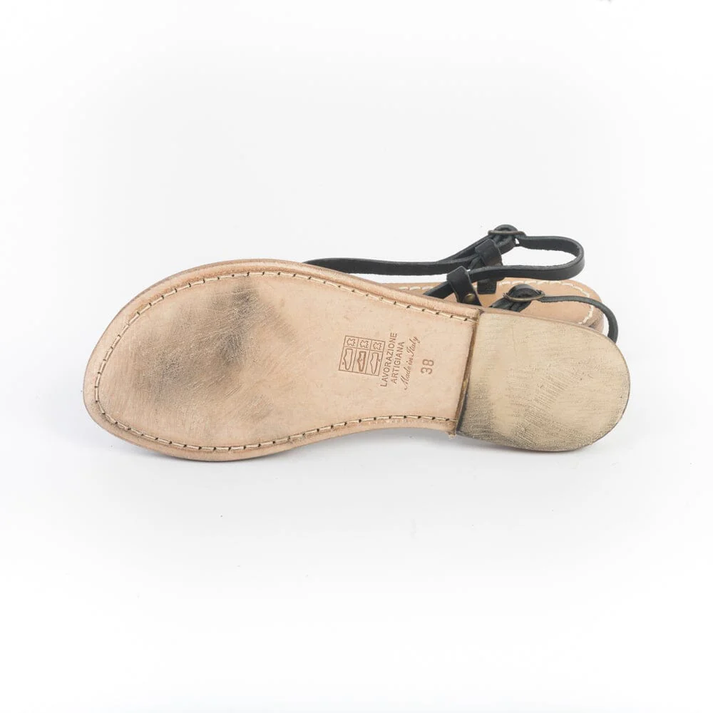 SACHET - Sandali Infradito Freetime - 537 - Nero - immagine 3