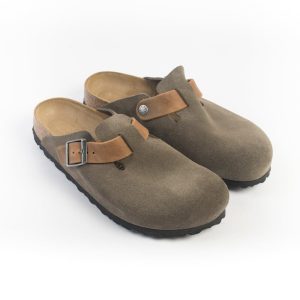 BIRKENSTOCK - Sleepers Uomo - BOSTON BS - 1029193 - Concrete gray