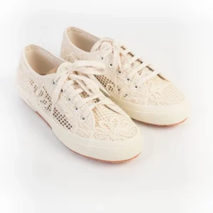 SUPERGA  - Sneakers - 2750 - Crochet Flower Beige