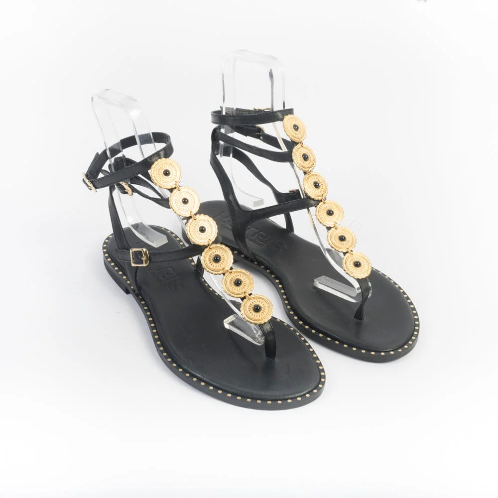 MAKIS KOTRIS - Sandali Bassi Infradito 720 - Nero - immagine 2