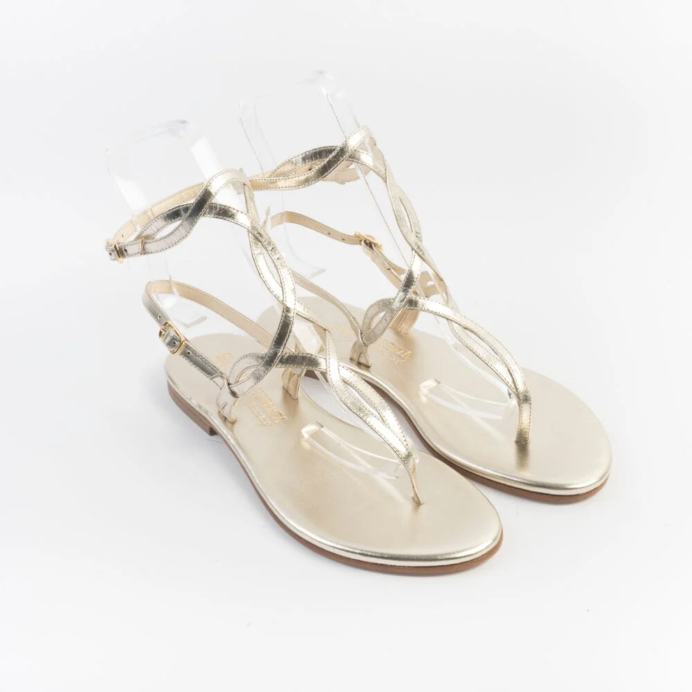 PAOLA FIORENZA - Sandali bassi infradito - SS2503 - Platino - immagine 2