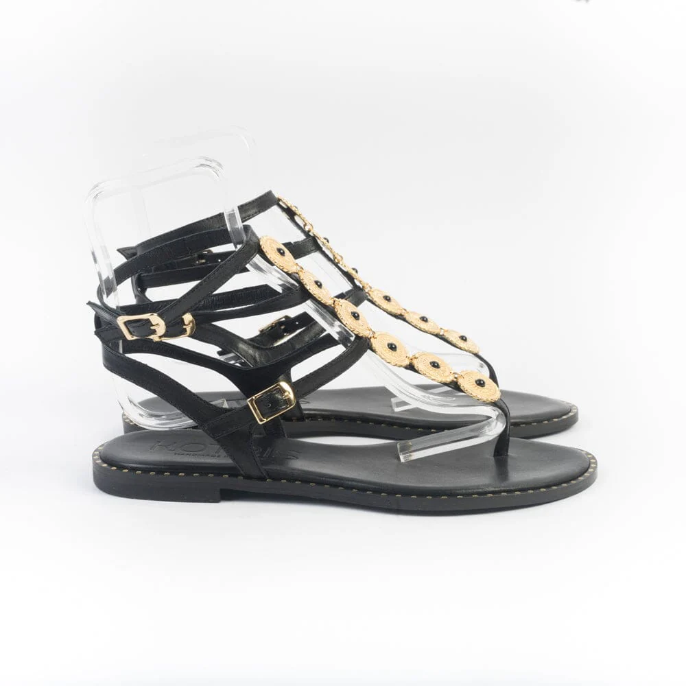 MAKIS KOTRIS - Sandali Bassi Infradito 720 - Nero - immagine 4