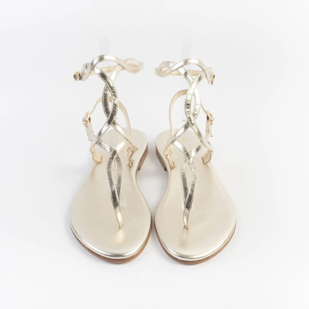 PAOLA FIORENZA - Sandali bassi infradito - SS2503 - Platino - immagine 3