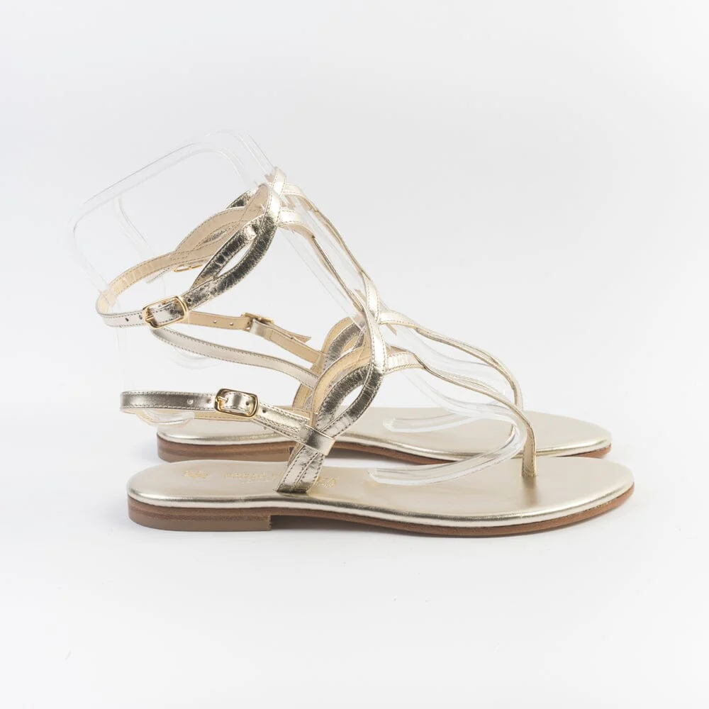 PAOLA FIORENZA - Sandali bassi infradito - SS2503 - Platino - immagine 4
