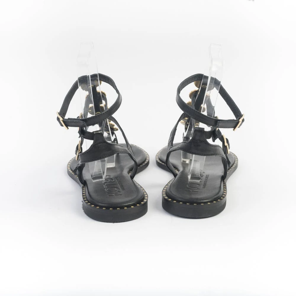 MAKIS KOTRIS - Sandali Bassi Infradito 720 - Nero - immagine 5