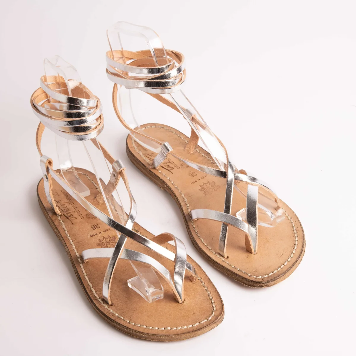 SACHET - Sandali Infradito Freetime - 517 - Argento