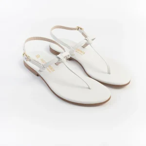 PAOLA FIORENZA - Sandali Bassi Infradito - Nodino - Bianco
