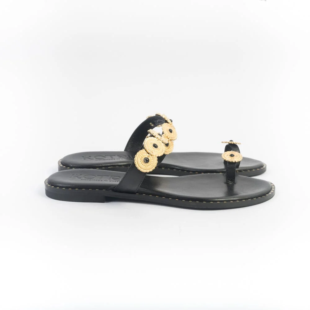 MAKIS KOTRIS - Mules - Sandali Bassi 822 - Nero - immagine 4