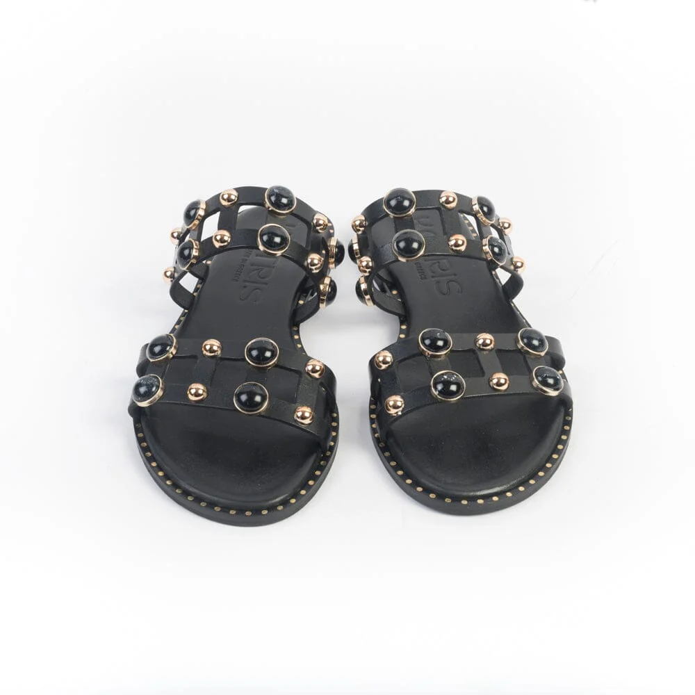 MAKIS KOTRIS - Mules - Sandali Bassi 645 - Nero - immagine 5