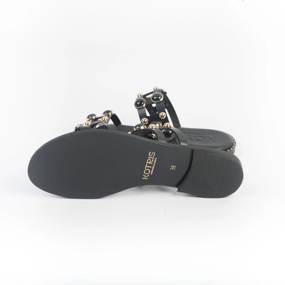 MAKIS KOTRIS - Mules - Sandali Bassi 645 - Nero - immagine 8