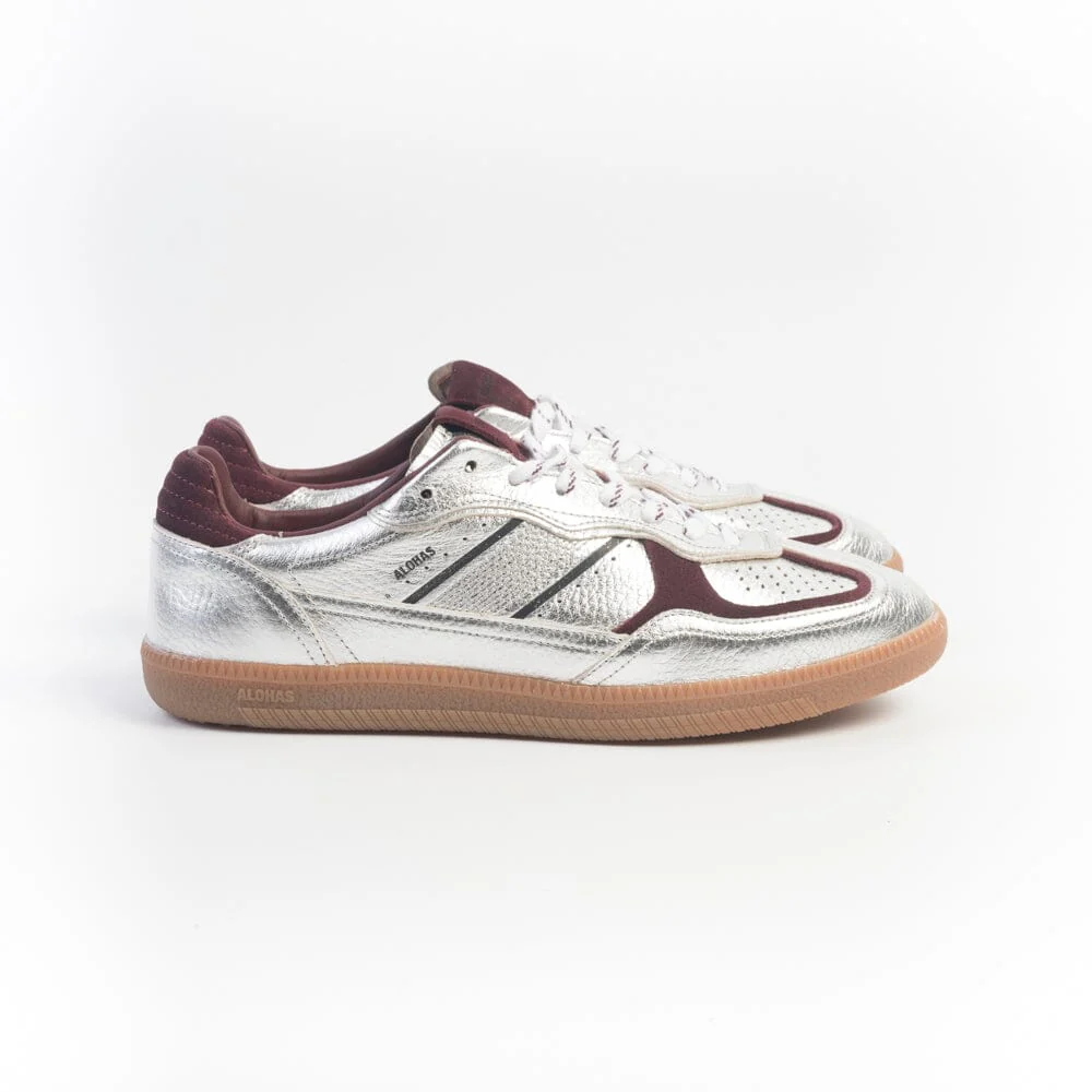 ALOHAS - Sneakers TB 490 Grain - Silver Burgundy - immagine 4