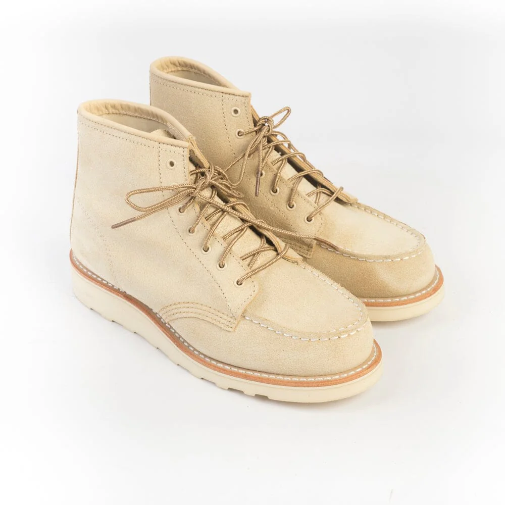 RED WING SHOES - Stivaletto 3328 - Moc Toe - Cream Abilene - immagine 3