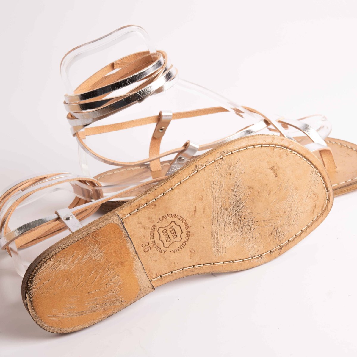 SACHET - Sandali Infradito Freetime - 517 - Argento - immagine 3