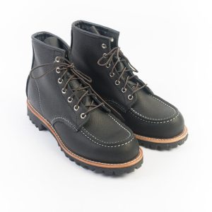 RED WING SHOES - Polacco Roughneck Moc Toe 02949 - Black Oil Slick