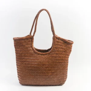DRAGON DIFFUSION - Borsa a spalla - Diagonal 8914 -  Tan
