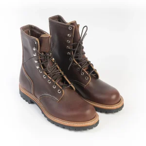 RED WING SHOES - Polacco - 04585 - Logger Briar - Marrone