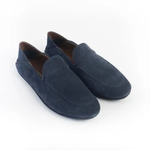 Cappellettoshop -  Pantofola CC20A - Camoscio Blu