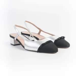 ROBERTO FESTA - Sling Back - Acanto - Argento Nero