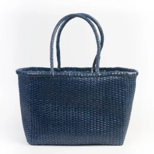 DRAGON DIFFUSION - Borsa intrecciata - B WEAVE BIG - 8805 - Navy