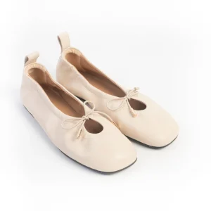ALOHAS - Ballerina Rosalind - Pelle cream