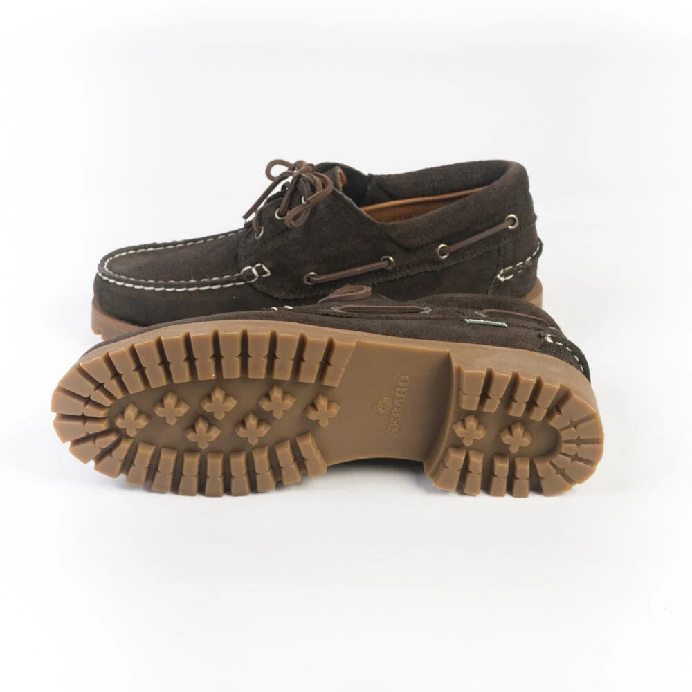 SEBAGO - Allacciata - Acadia 74114CW - Suede waxed dark brown - immagine 6