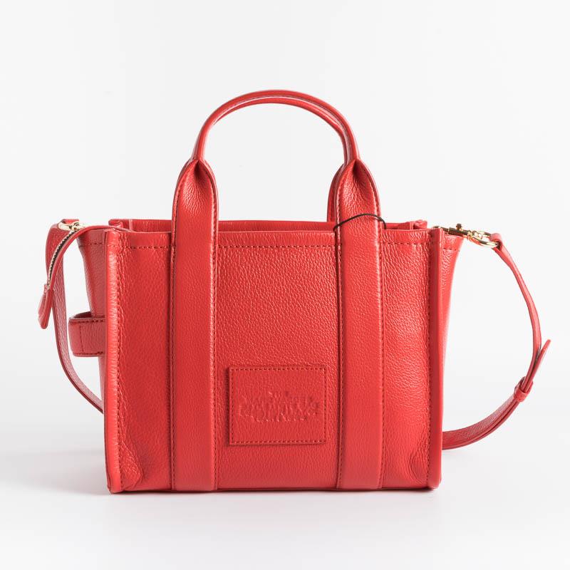 MARC JACOBS - H009L01SP21 - The Small Tote Bag - True Red - immagine 4