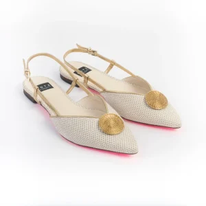 DOTZ - Sling Back - M03C - PASTSEY - Tessuto Avorio