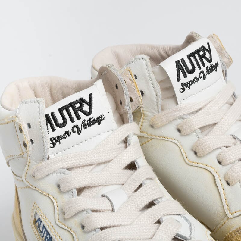 AUTRY AVMW YL01 - Sneakers MID WOM LEAT/LEAT - Super Vintage - Bianco - immagine 3