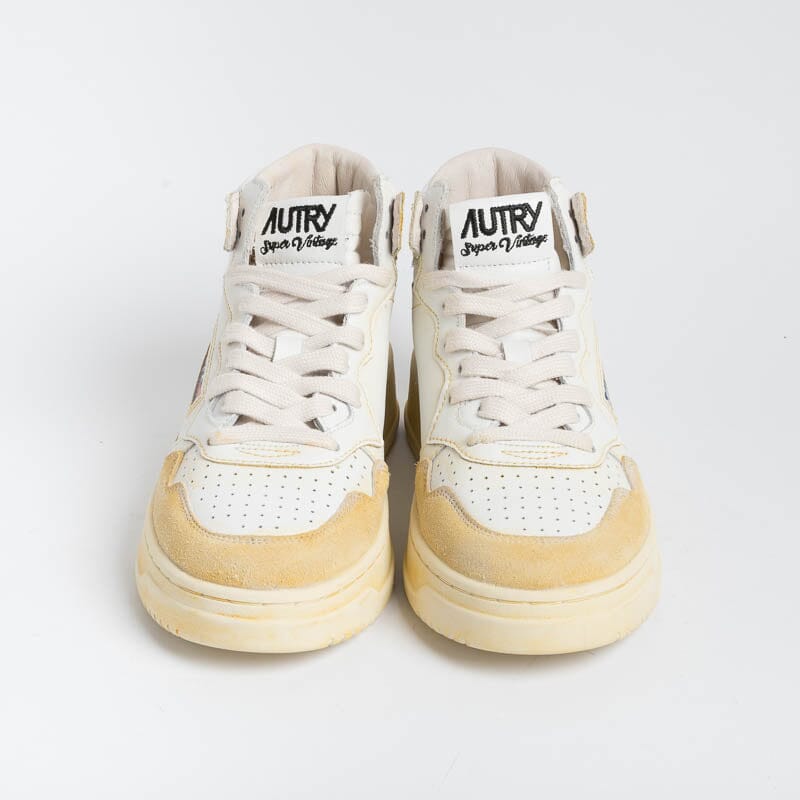 AUTRY AVMW YL01 - Sneakers MID WOM LEAT/LEAT - Super Vintage - Bianco - immagine 4