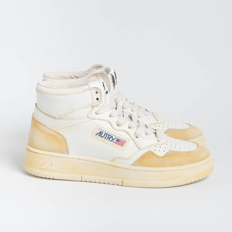 AUTRY AVMW YL01 - Sneakers MID WOM LEAT/LEAT - Super Vintage - Bianco - immagine 5