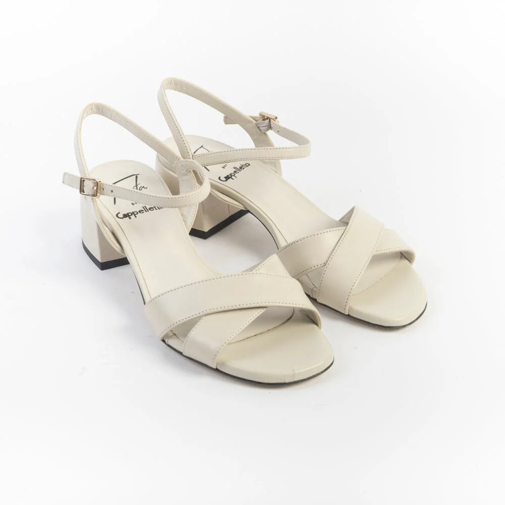 ROBERTO FESTA - Sandali con Tacco NEMESIA - Nappa bianco - immagine 2